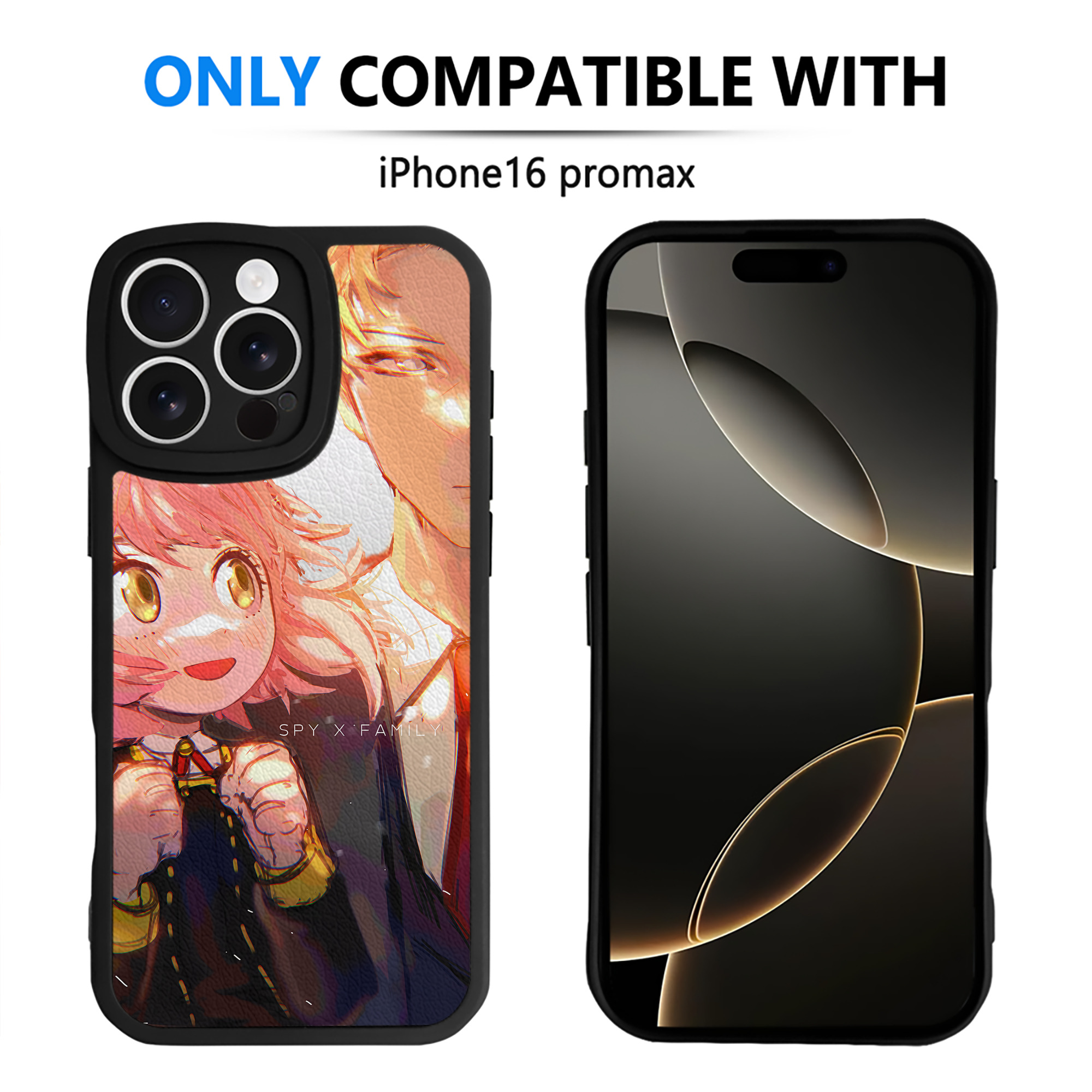 （画像用） SPY×FAMILY间谍家家酒 【iPhone 16シリーズ対応】シリコンスマホケース（レザー調） 材質：シリコン